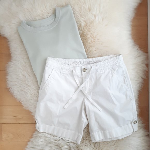 Esprit white summer shorts (US 4) - Picture 14 of 14